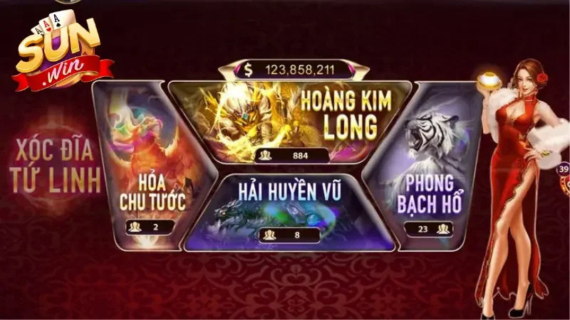 Xóc đĩa tứ linh là gì?